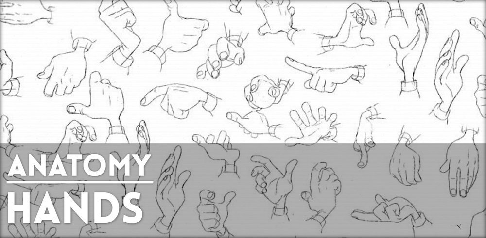 Anime Hand Poses - Free Drawing References