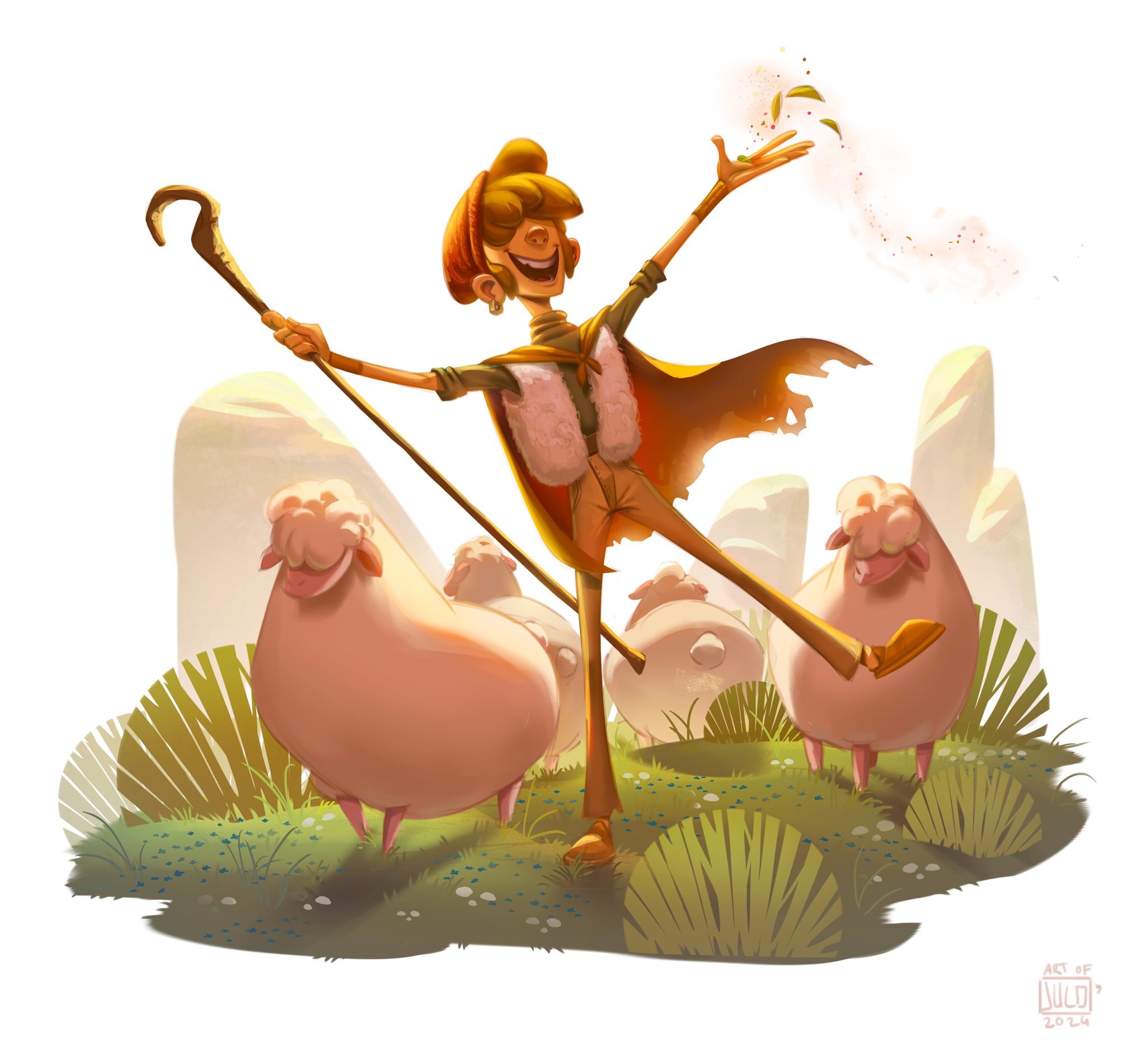 Submission by Jules Dubost* ( @artofjulo ) for the #CDChallenge - the theme for April 2024 was #TravelingShepherd⠀⠀⠀⠀⠀⁣⠀⁣⠀⠀⠀⁠⠀⁠⠀⁠⠀⁠⠀⁠⠀⁠⠀⁠⠀⁠⠀
.⠀⠀⠀⠀⠀⠀⁣⠀⁣⠀⠀⠀⁠⠀⁠⠀⁠⠀⁠⠀⁠⠀⁠⠀⁠⠀⁠⠀
.⠀⠀⠀⠀⠀⠀⁣⠀⁣⠀⠀⠀⁠⠀⁠⠀⁠⠀⁠⠀⁠⠀⁠⠀⁠⠀⁠⠀
.⠀⠀⠀⠀⠀⠀⁣⠀⁣⠀⠀⠀⁠⠀⁠⠀⁠⠀⁠⠀⁠⠀⁠⠀⁠⠀⁠⠀
Presented by #Chara