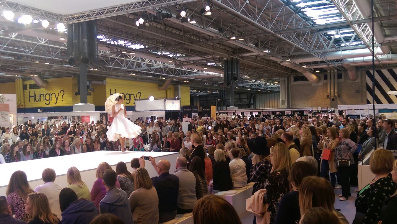 One of the beautiful designs on the catwalk at this year's show.