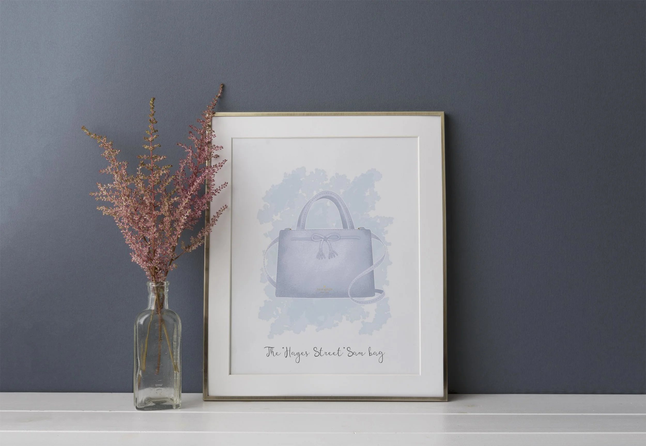 The " Hayes Street Sam " bag in "morning dawn" colour.