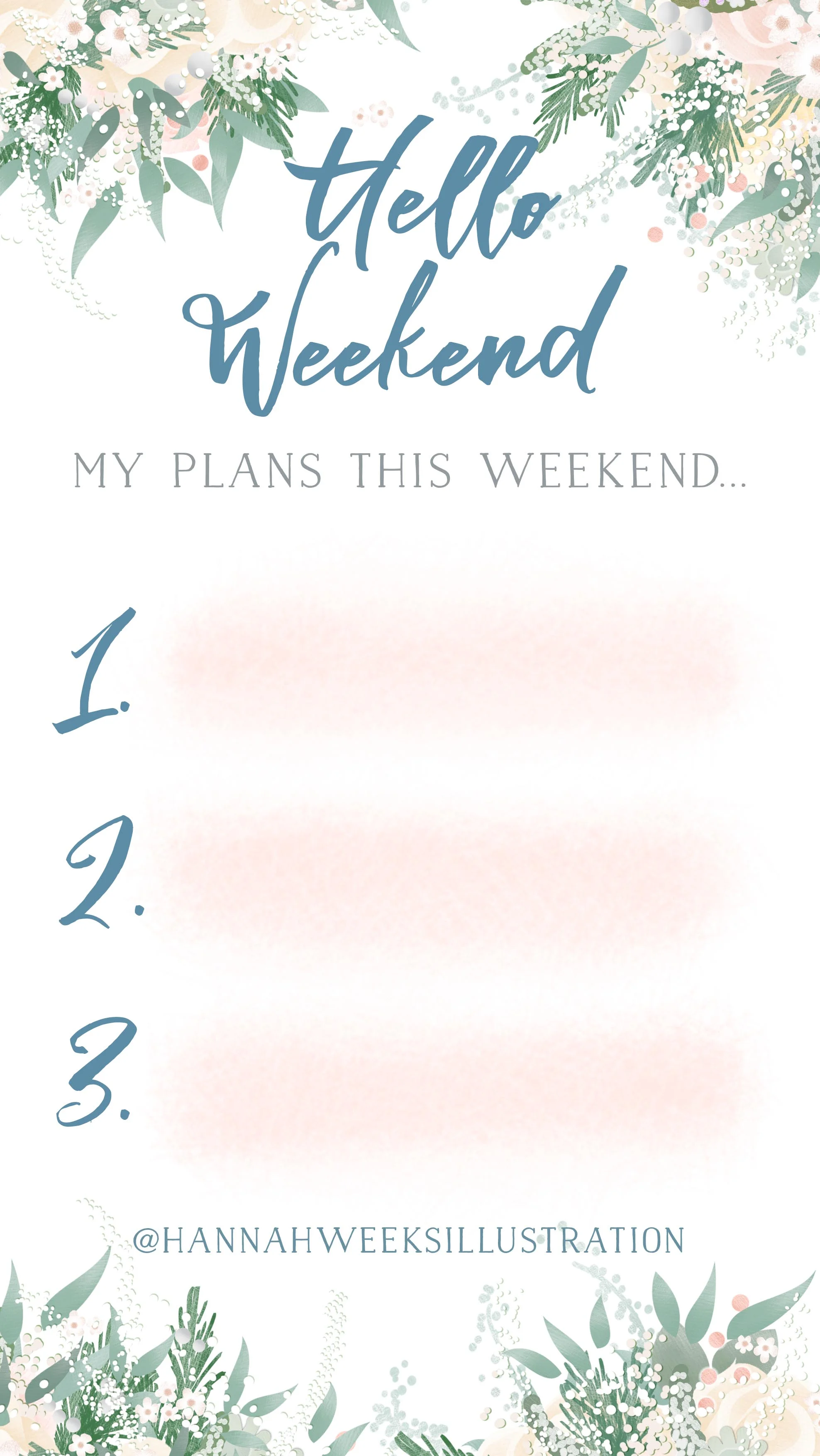 Hannah Weeks Illustration - Hello weekend.jpg