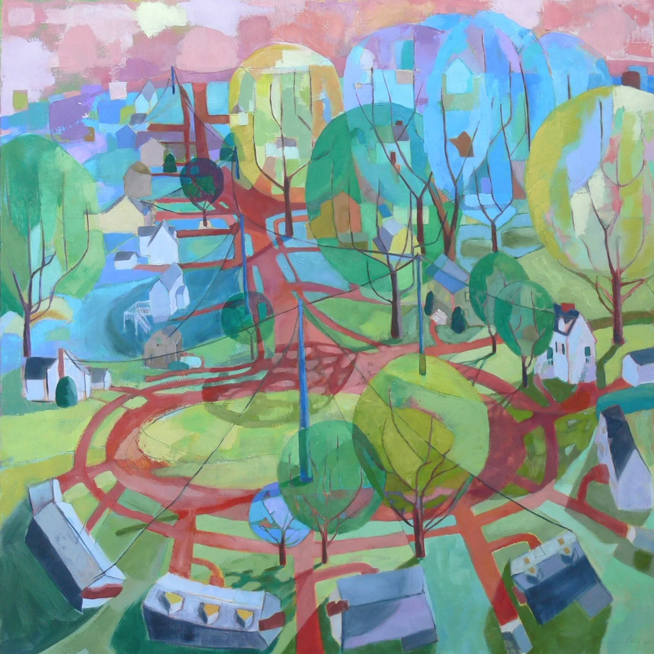Kiss it Goodbye…
I just delivered this painting to its new home at the Hebrew Senior Living Center in Roslindale, MA.  I had an exhibit there last March, after which they commissioned this painting.  It is 36” x 36”, oil on canvas.…