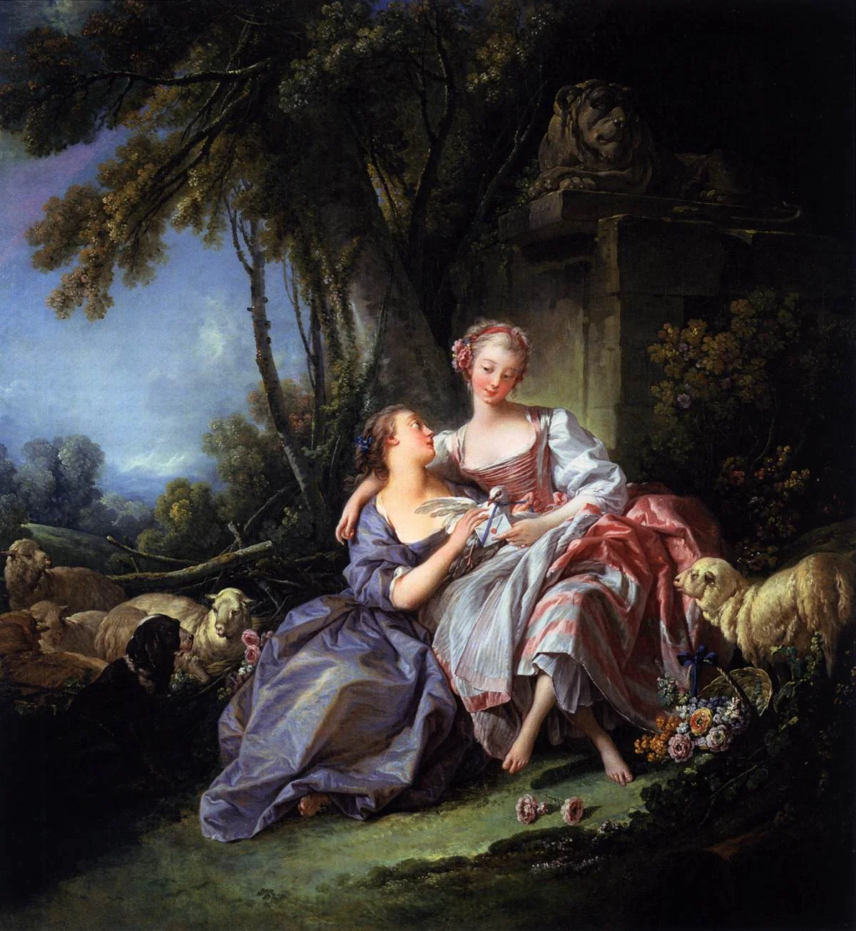The Love Letter by Francois Boucher, the National Gallery, Washington D.C.
