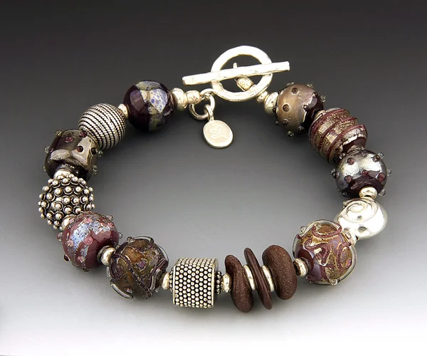 B 709a Amethyst Race Point Bracelet