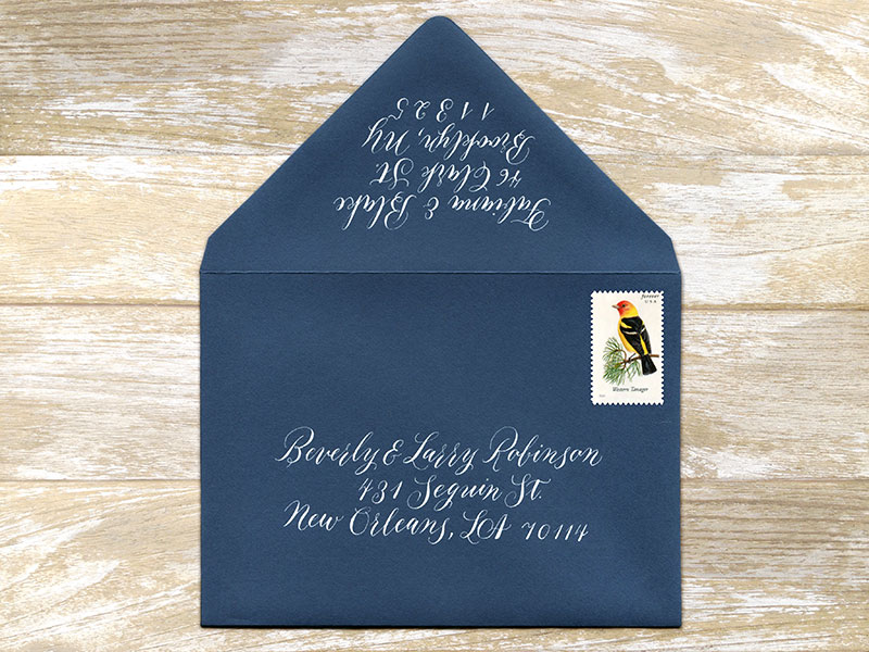 Envelop addressing Outer envelope $4 per envelope, return address $3 per envelope - Please contact me for details