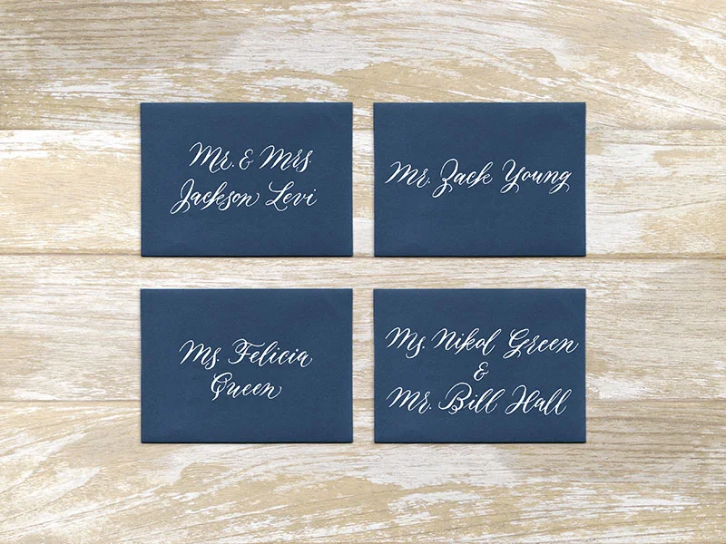 Place Cards $2.50 per card (includes name and table number) - Please contact me for details