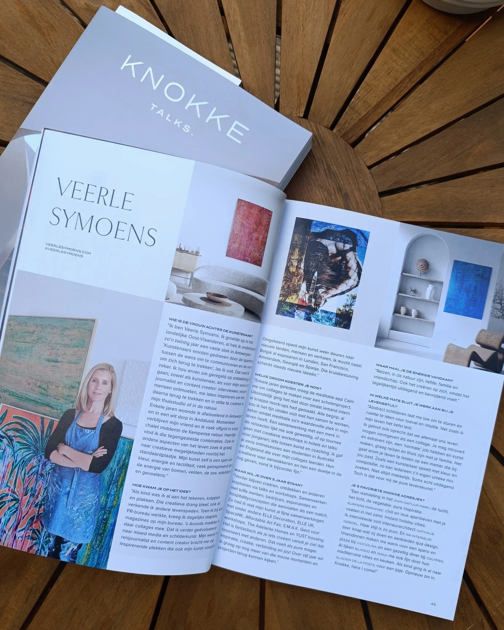 Thank you so much @knokketalks for the beautiful feature! &hearts;️ What a lovely way to kick off summer... ☀️ Besides sharing a bit of my art story, I also talk about some nice spots to discover. Go check it out! 🌊💃

@knokketalks @zwinnatuurpark @
