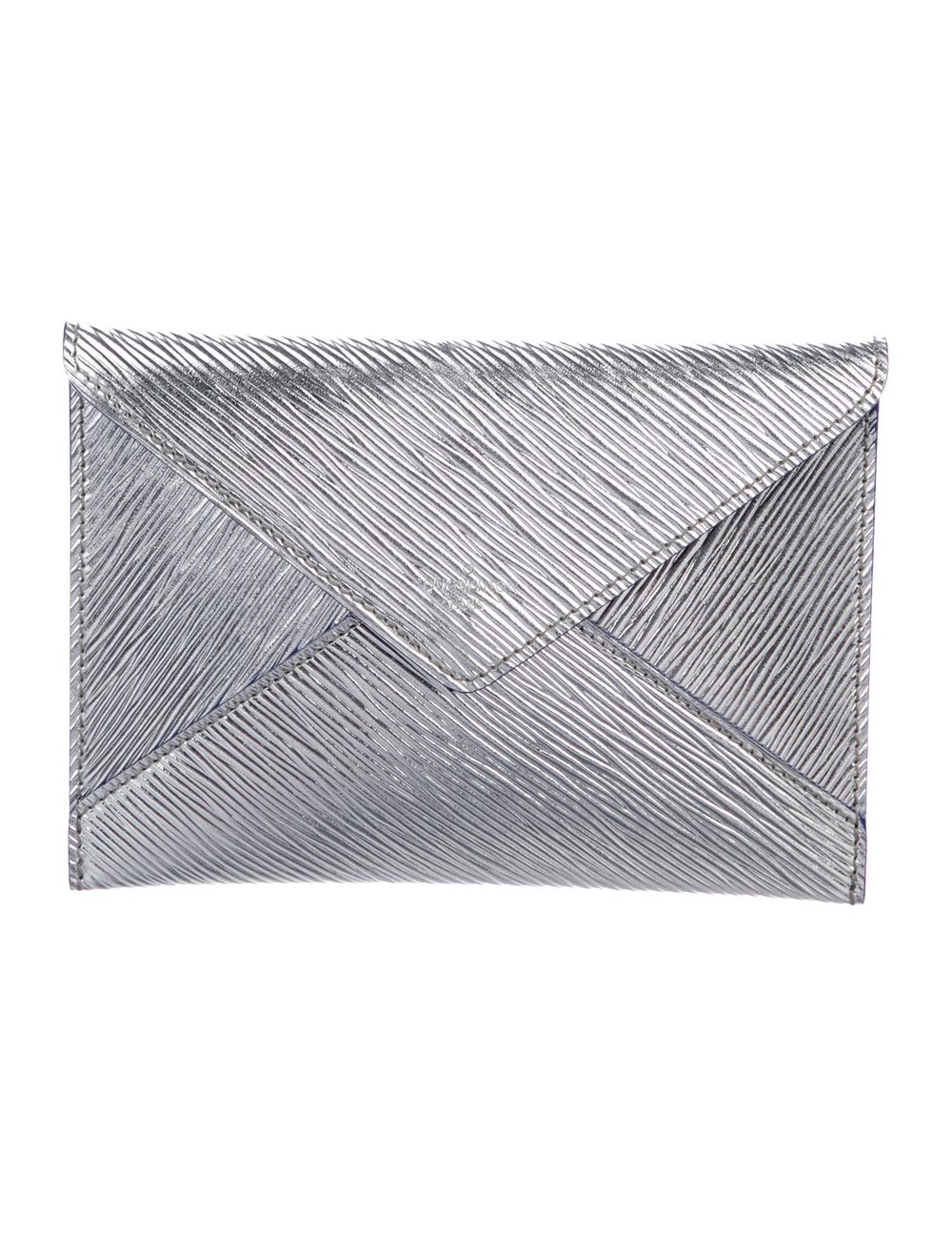 Louis Vuitton Silver Epi Envelope Clutch — The Posh Pop-Up