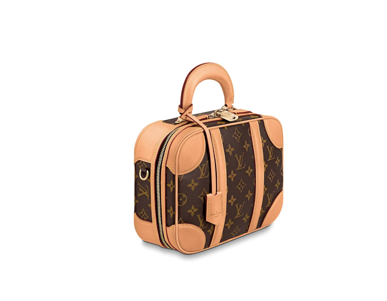 Louis Vuitton - Authenticated Valisette Handbag - Leather Brown Plain for Women, Very Good Condition