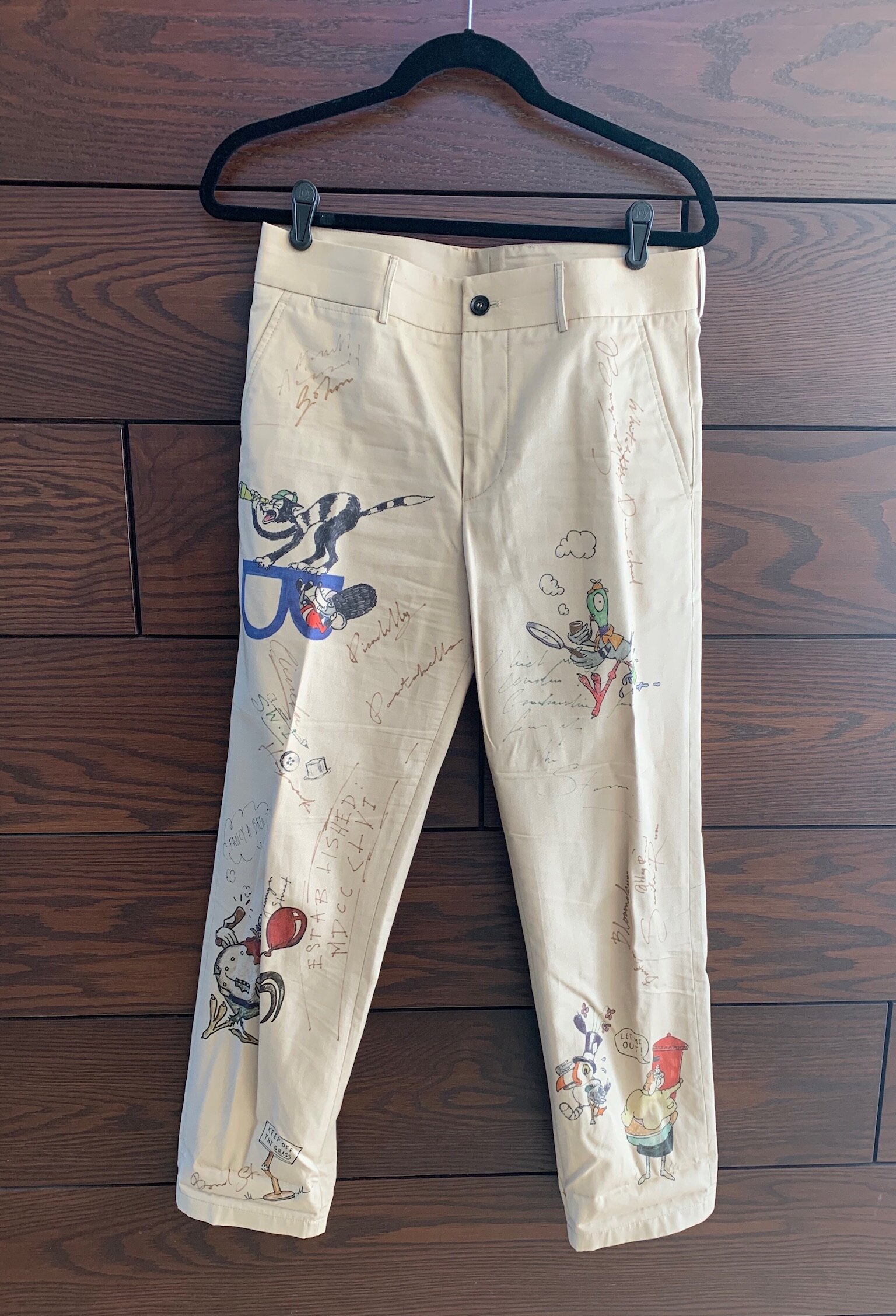 burberry khaki pants