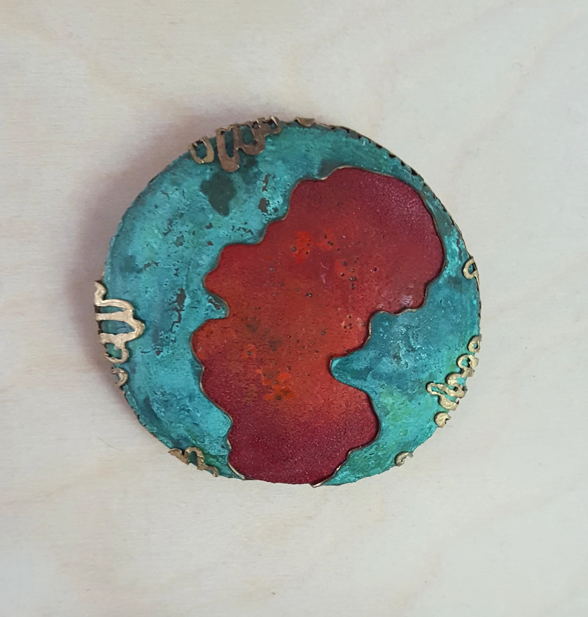 Divide Brooch