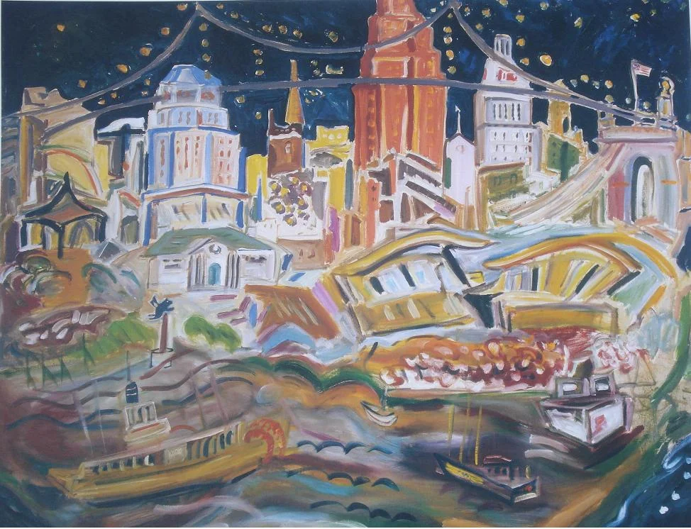 Cityscape$4020"x24" paperClick here to purchase