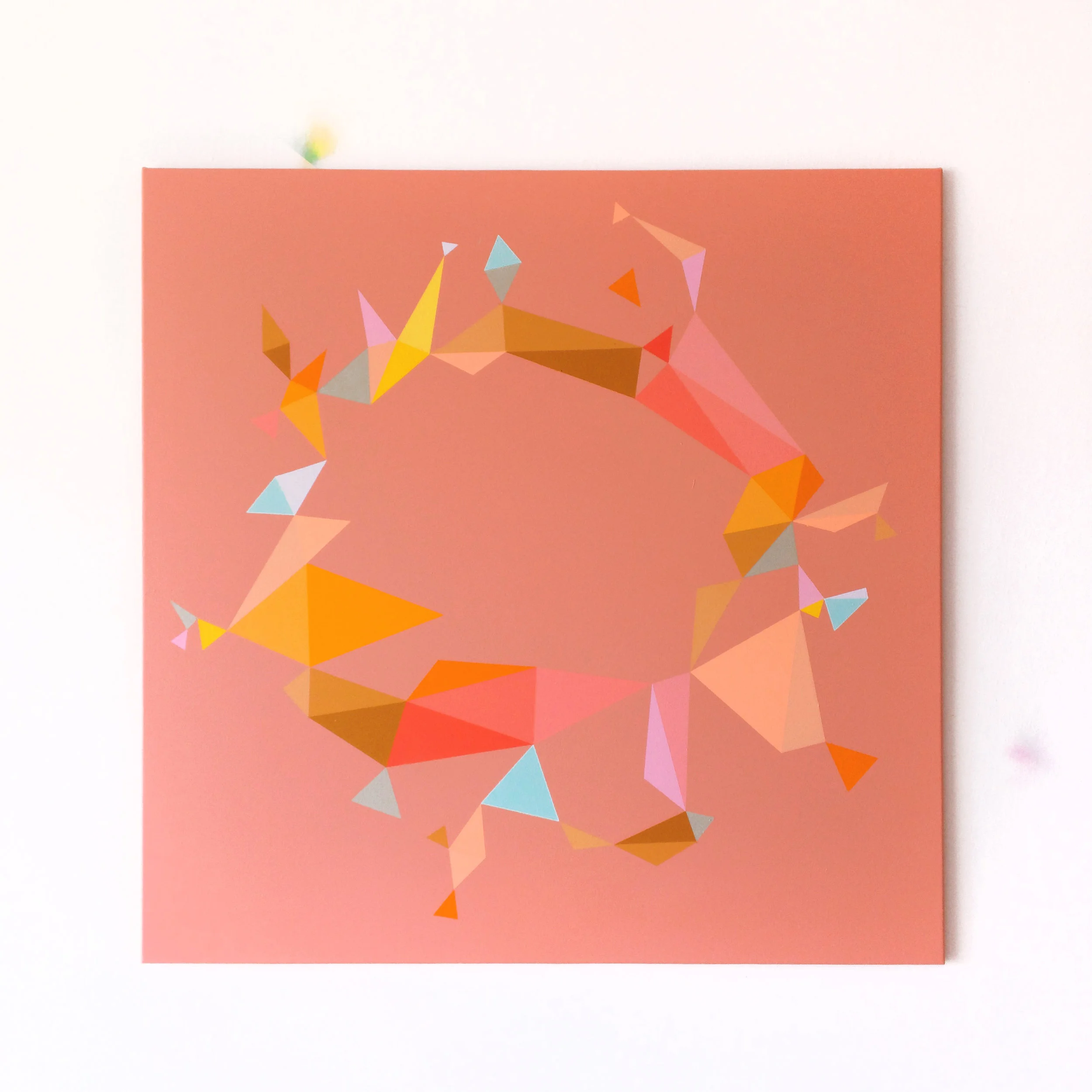  100*100 cm, acrylic and spray on canvas, 2018 