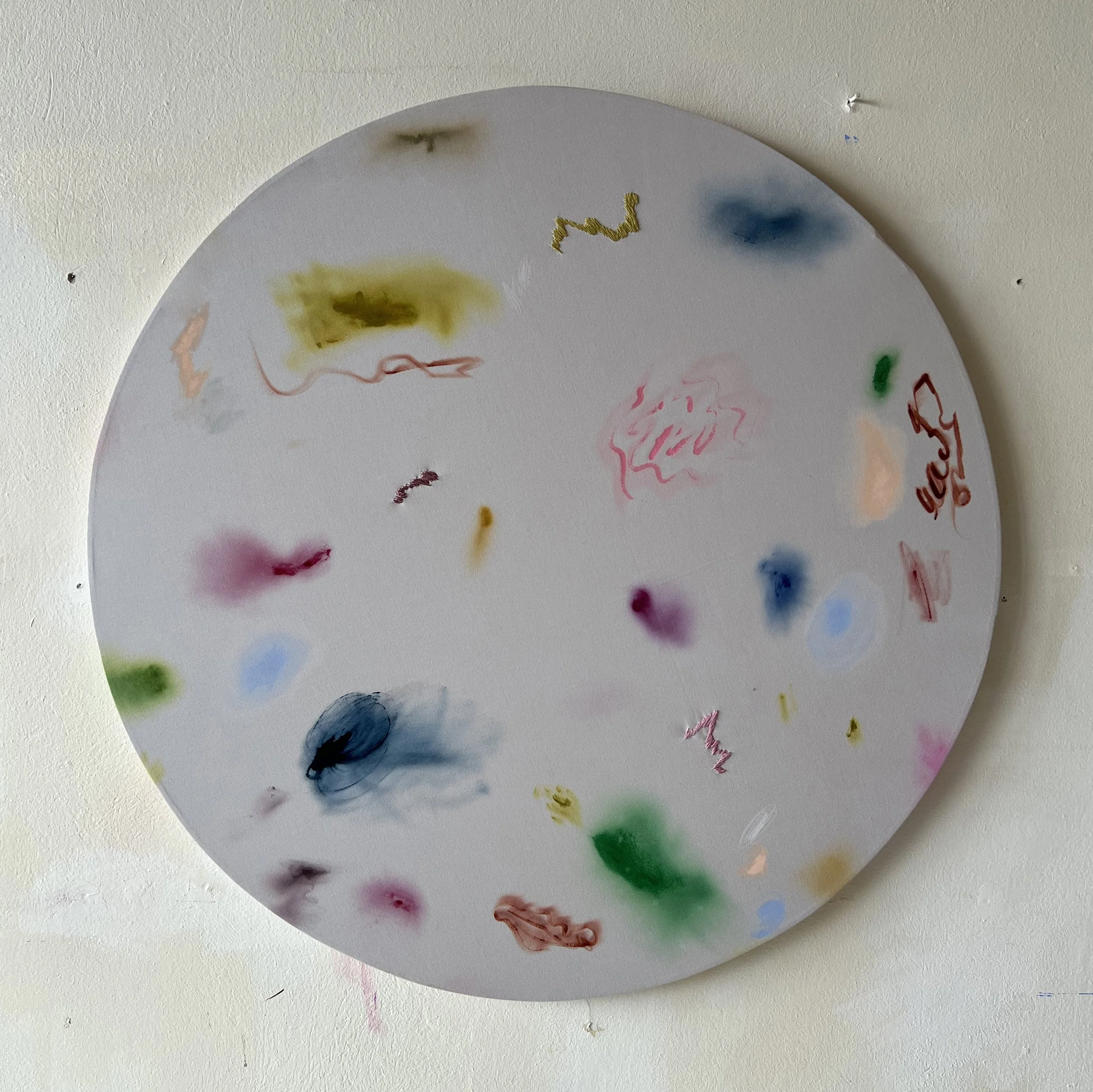  100 cm, combined technique, 2024 