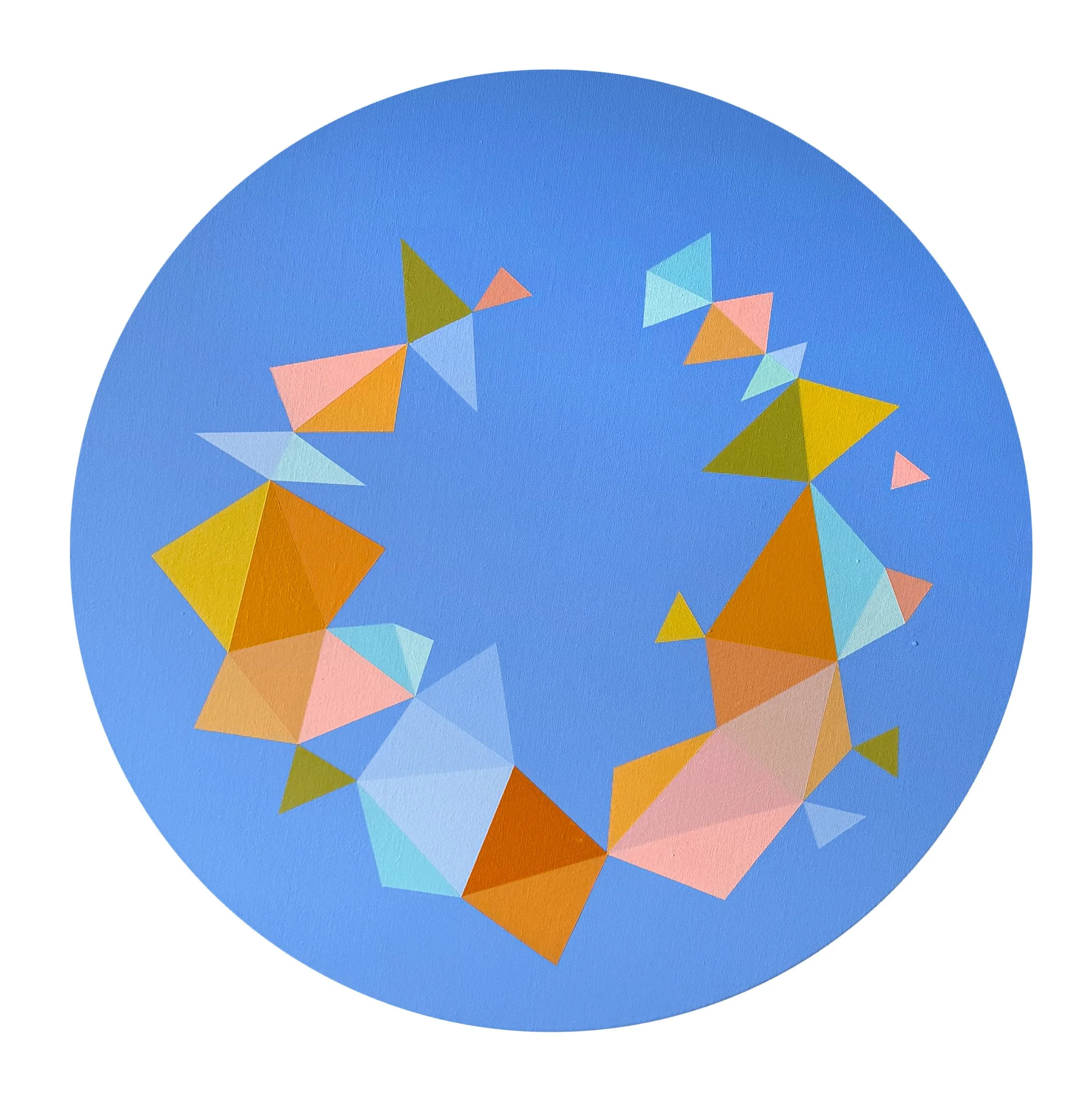  60 cm, acrylic on canvas, 2025 