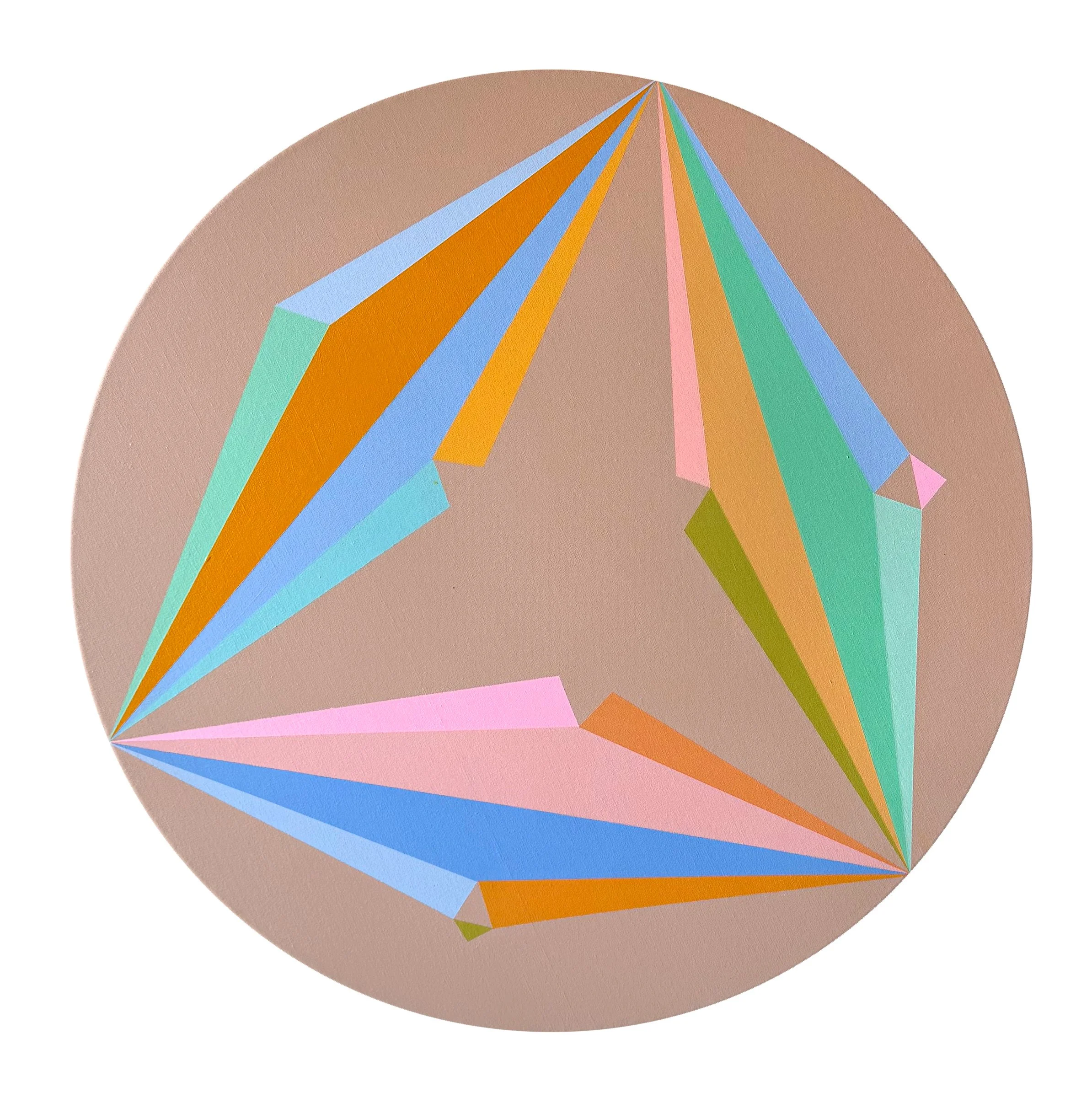  80 cm, acrylic on canvas, 2025 