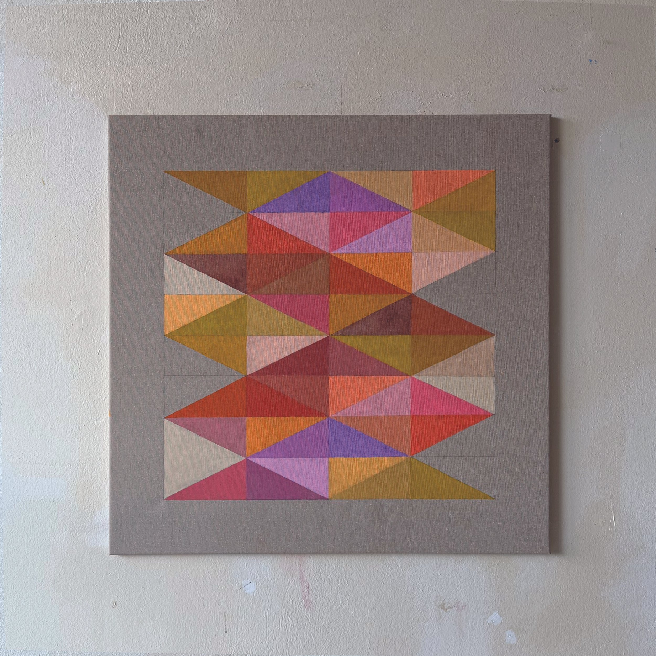  80*80 cm, acrylic on linen canvas, 2026 