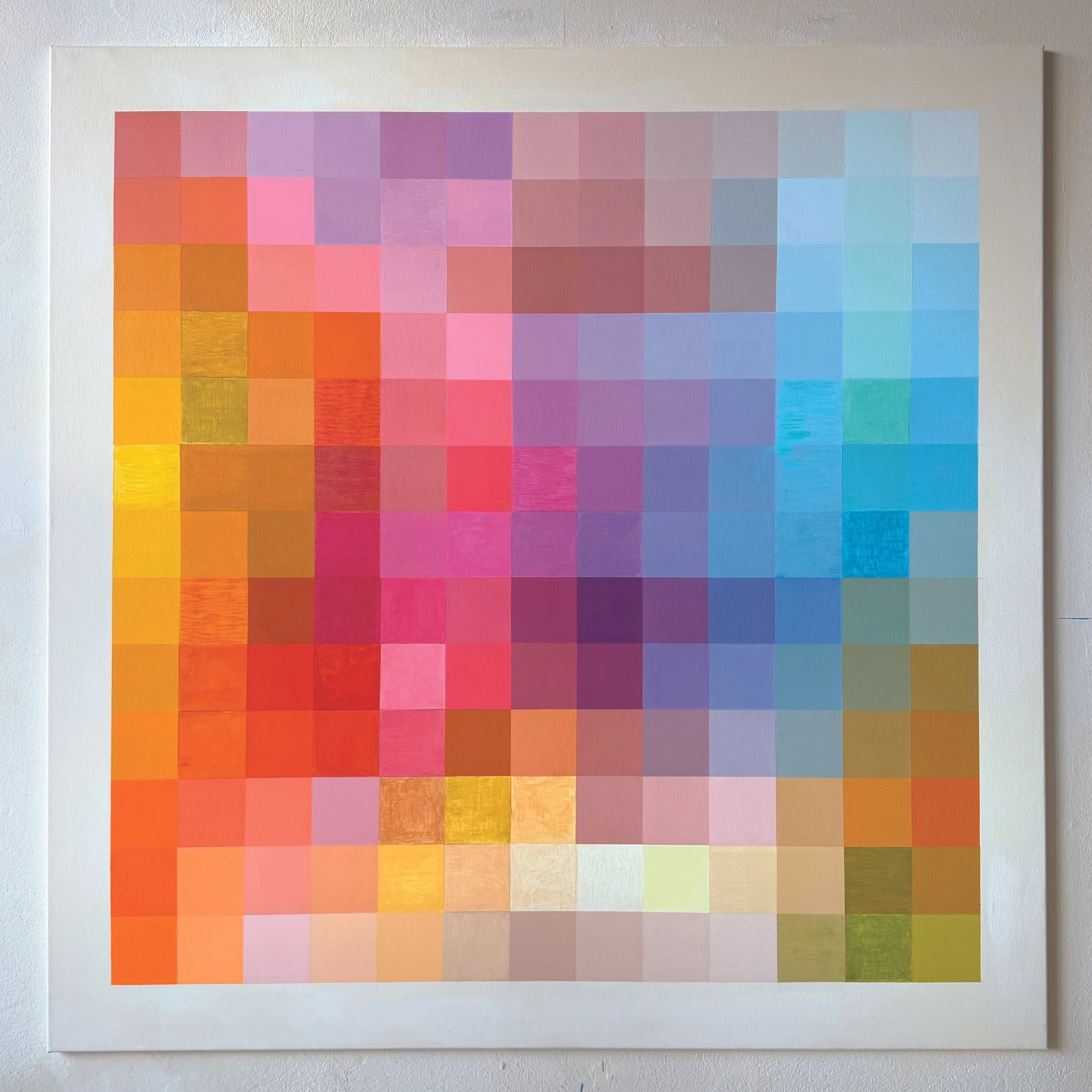  150×150 cm, acrylic on canvas, 2026 