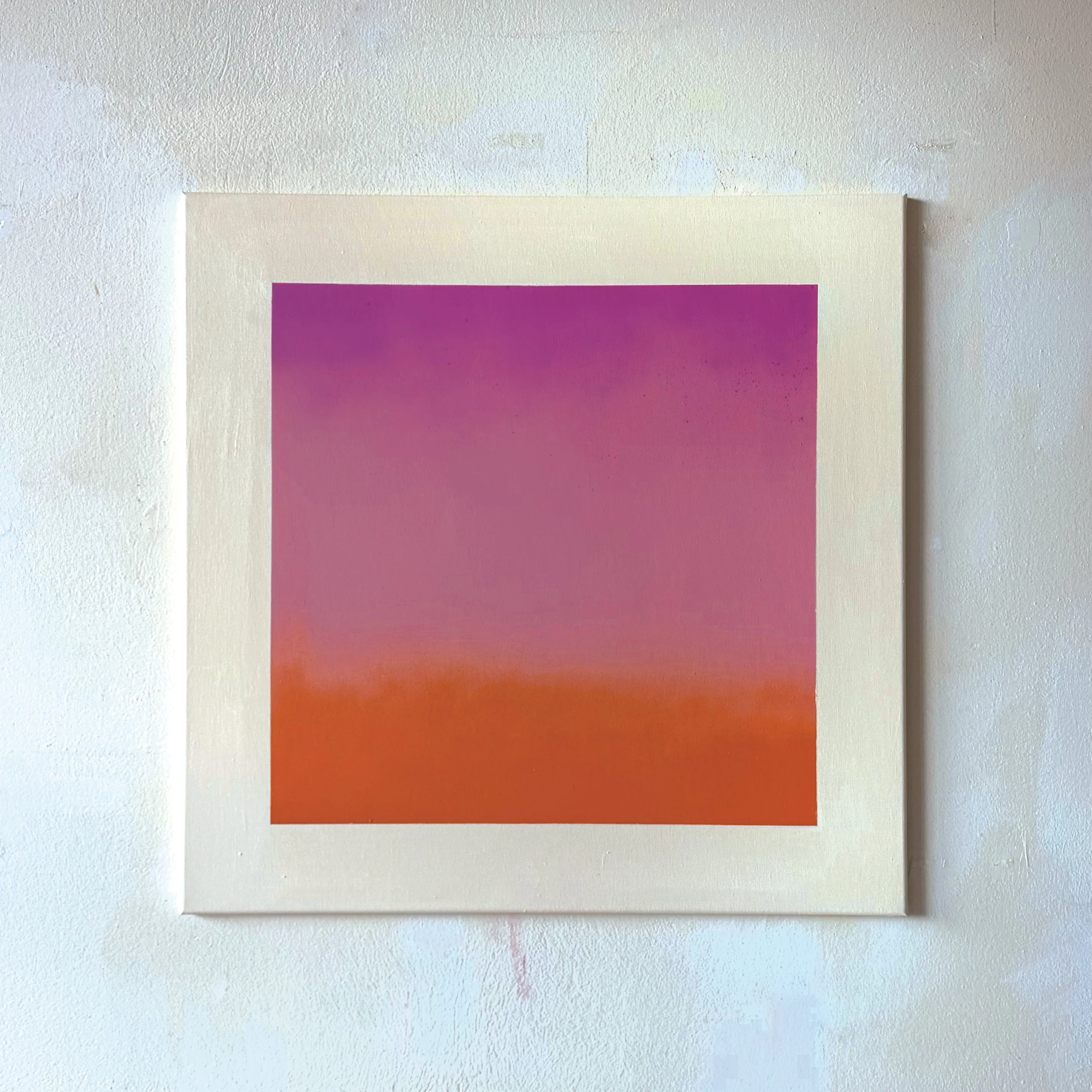  80*80 cm, acrylic and spray on canvas, 2025 