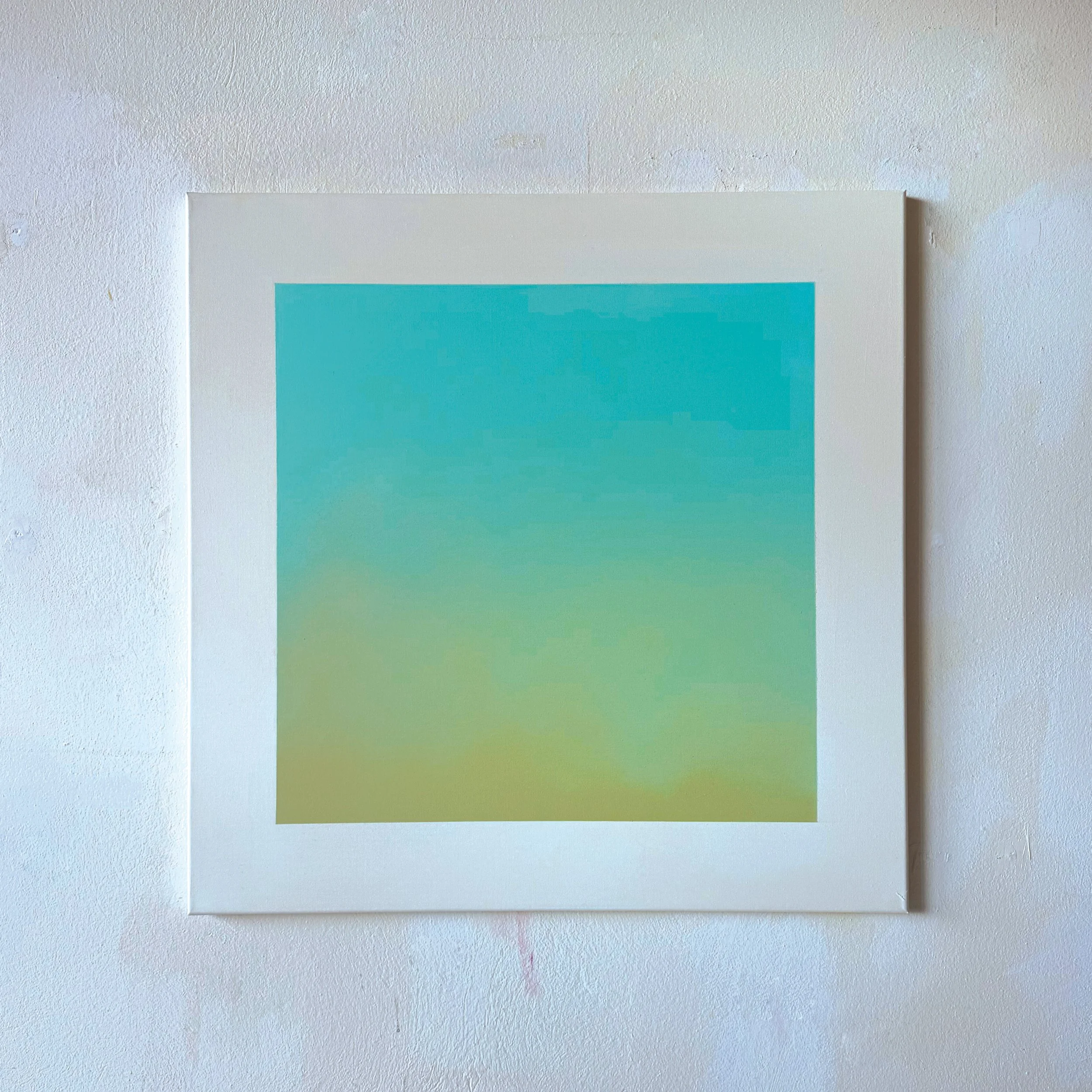  80*80 cm, acrylic and spray on canvas, 2025 