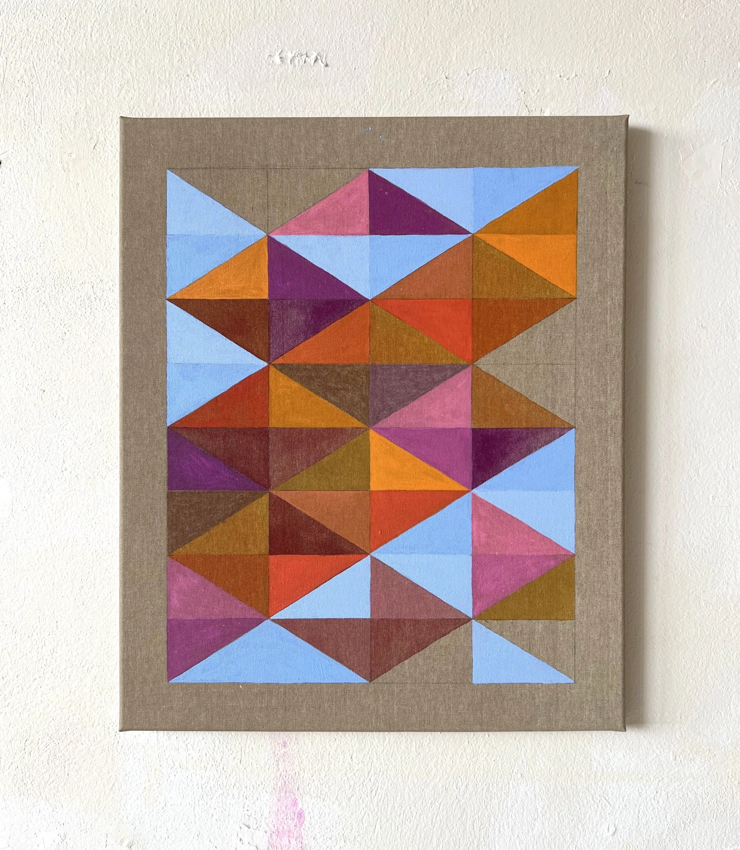  50*60 cm, acrylic, watercolour and ink on canvas, 2025 