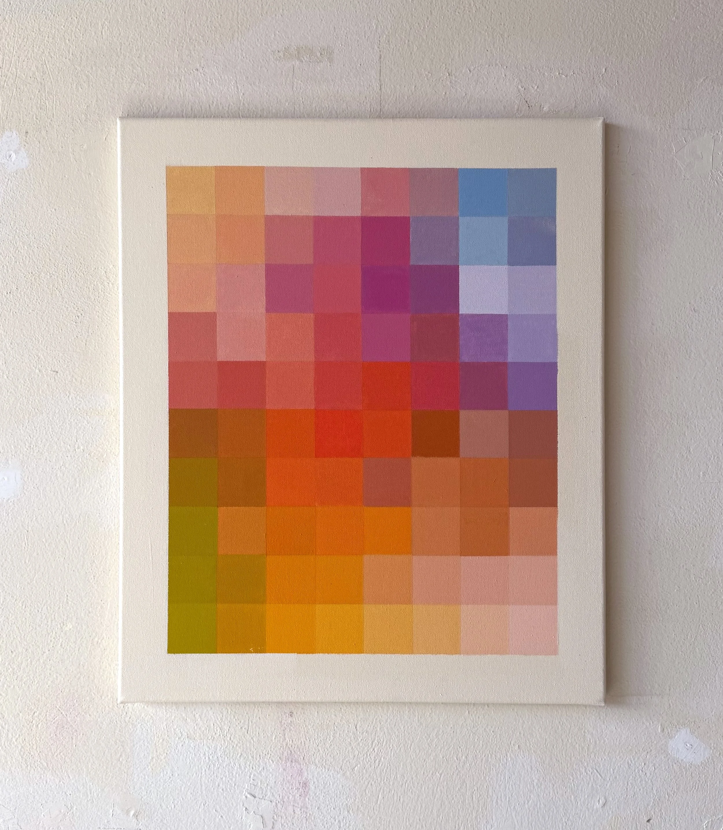 60×50 cm, acrylic gouache on canvas, 2026 