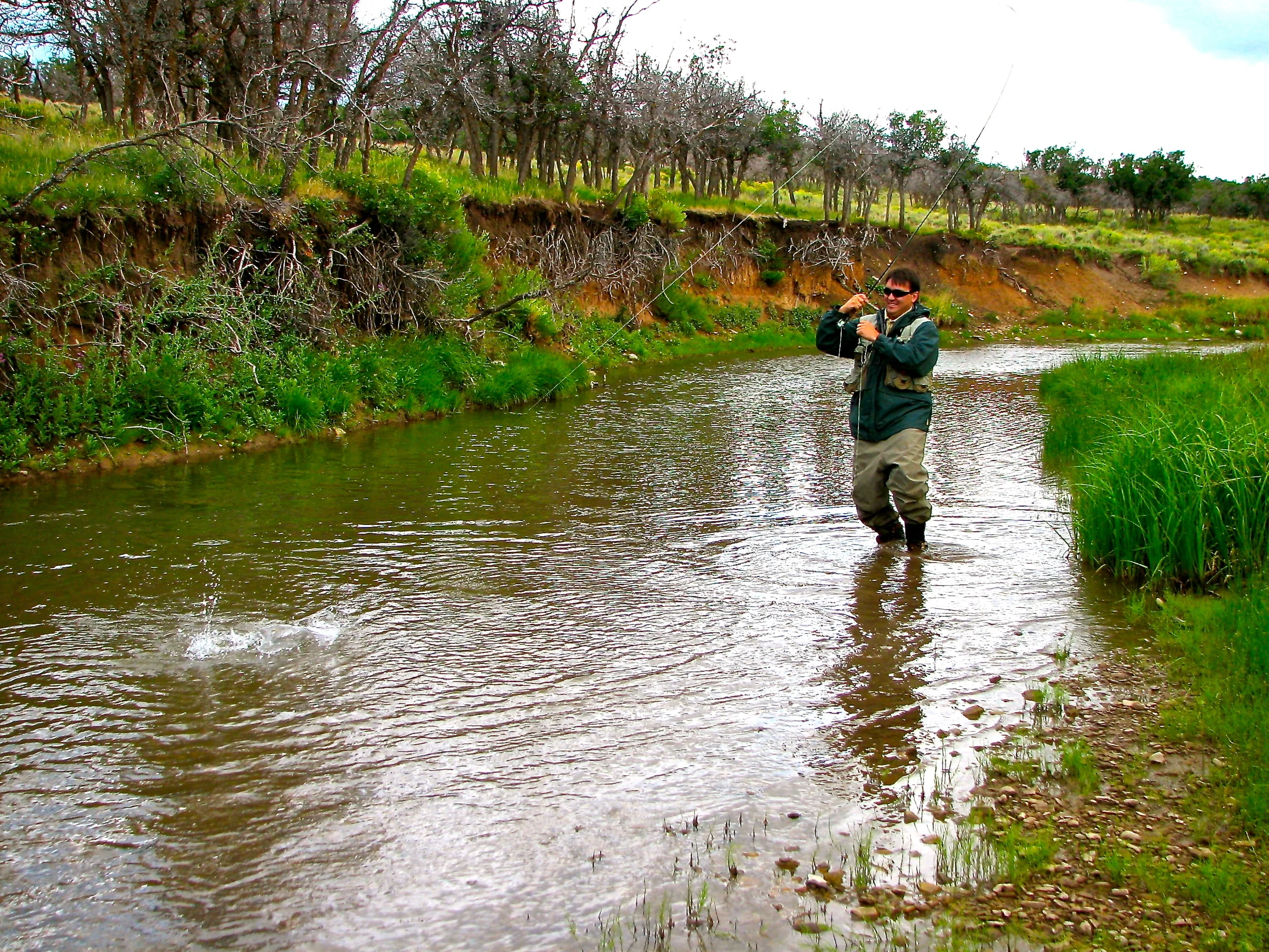 Fishing on private land