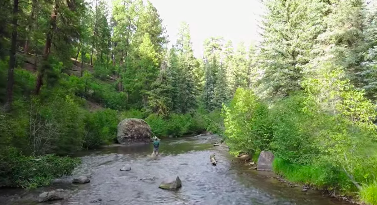 Colorado ranch with river