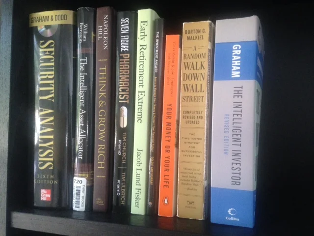 Sitting in its rightful place among some of my other personal finance favorites