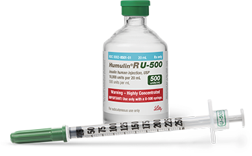 Yes, I just called the U-500 vial "fat." ( Image )