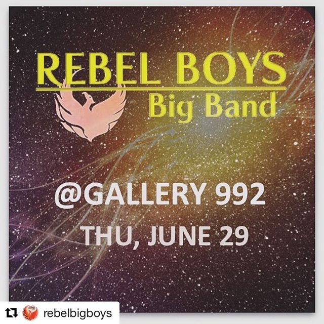 #Repost @rebelbigboys
・・・
We're back at @gallery992atl on June 29th with new, hot, and fresh sounds! #bigband #atlantajazz #atl