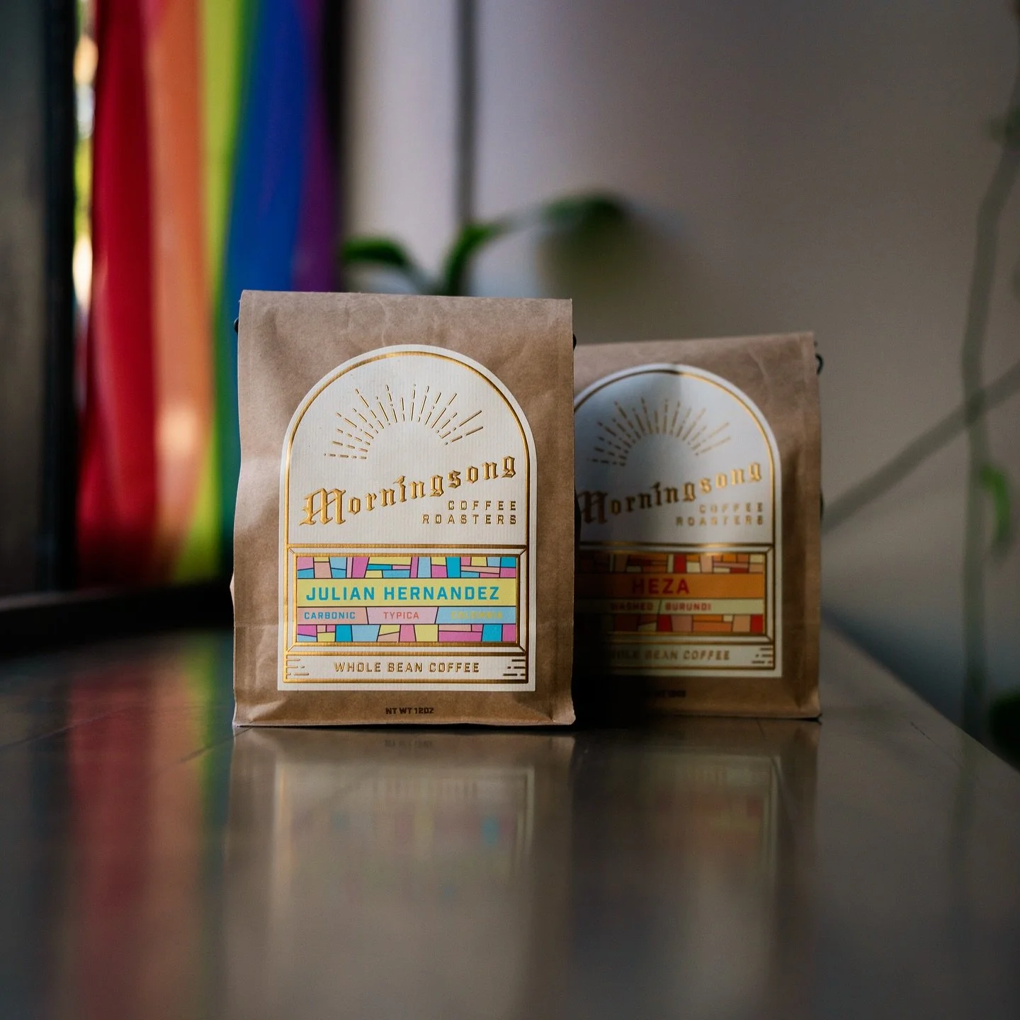 We have a New Feature Roaster.
The Grand Rapid friends @morningsongroasters sent us two very good coffees.
- Julian Hernandez, a Columbia, and we may have gotten one of the final batches.
- Heza, a washed Burundi on the sweeter side. 
Come on through