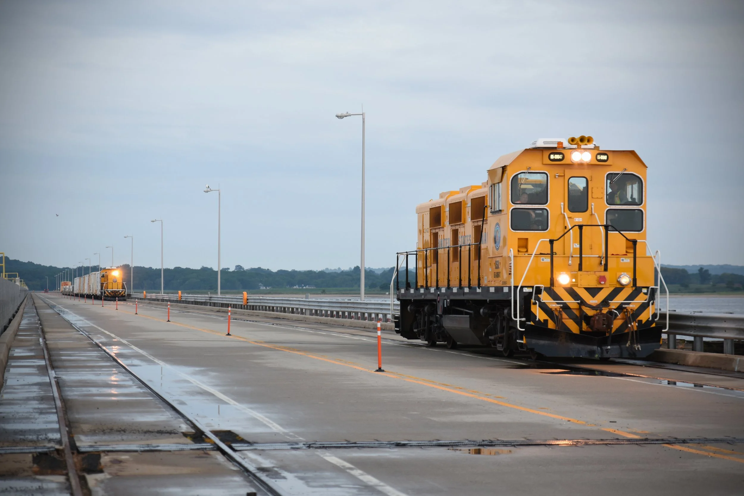 NWS Earle is supported by 110 miles of railroad track (a main artery of which runs along Normandy Road), five locomotives, and over 300 pieces of rolling stock.