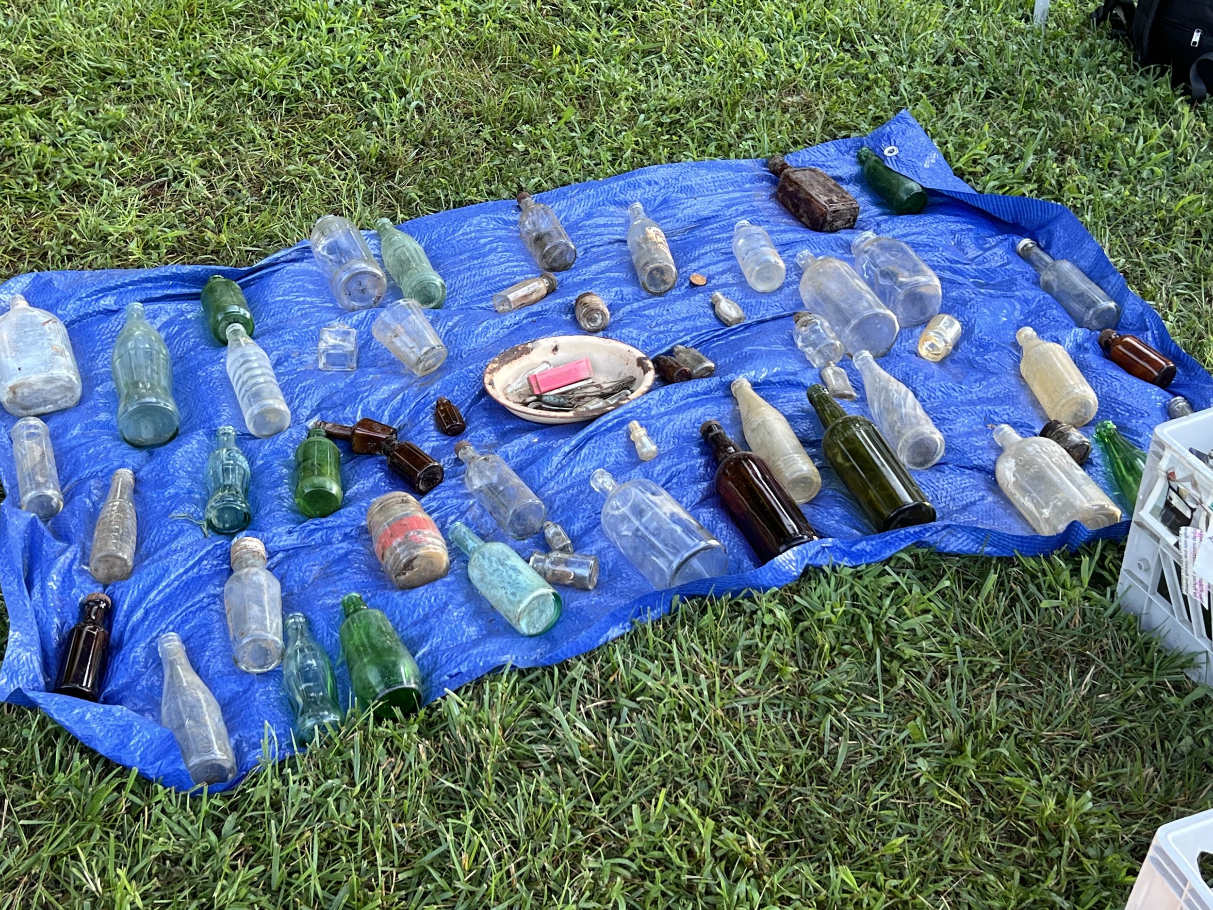 Previously found bottles brought to share