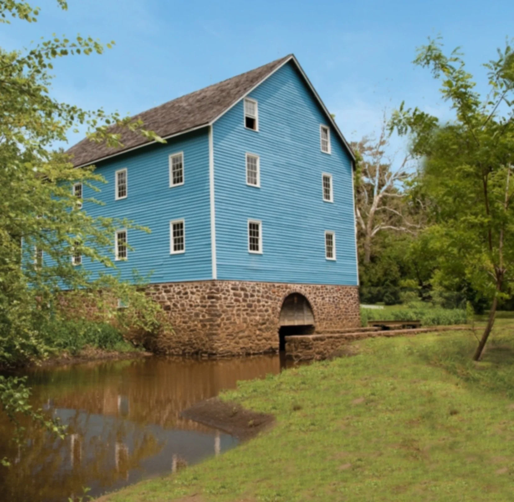    Working Grist Mill at Historic Walnford.          Photo by Tina Collela Photography  