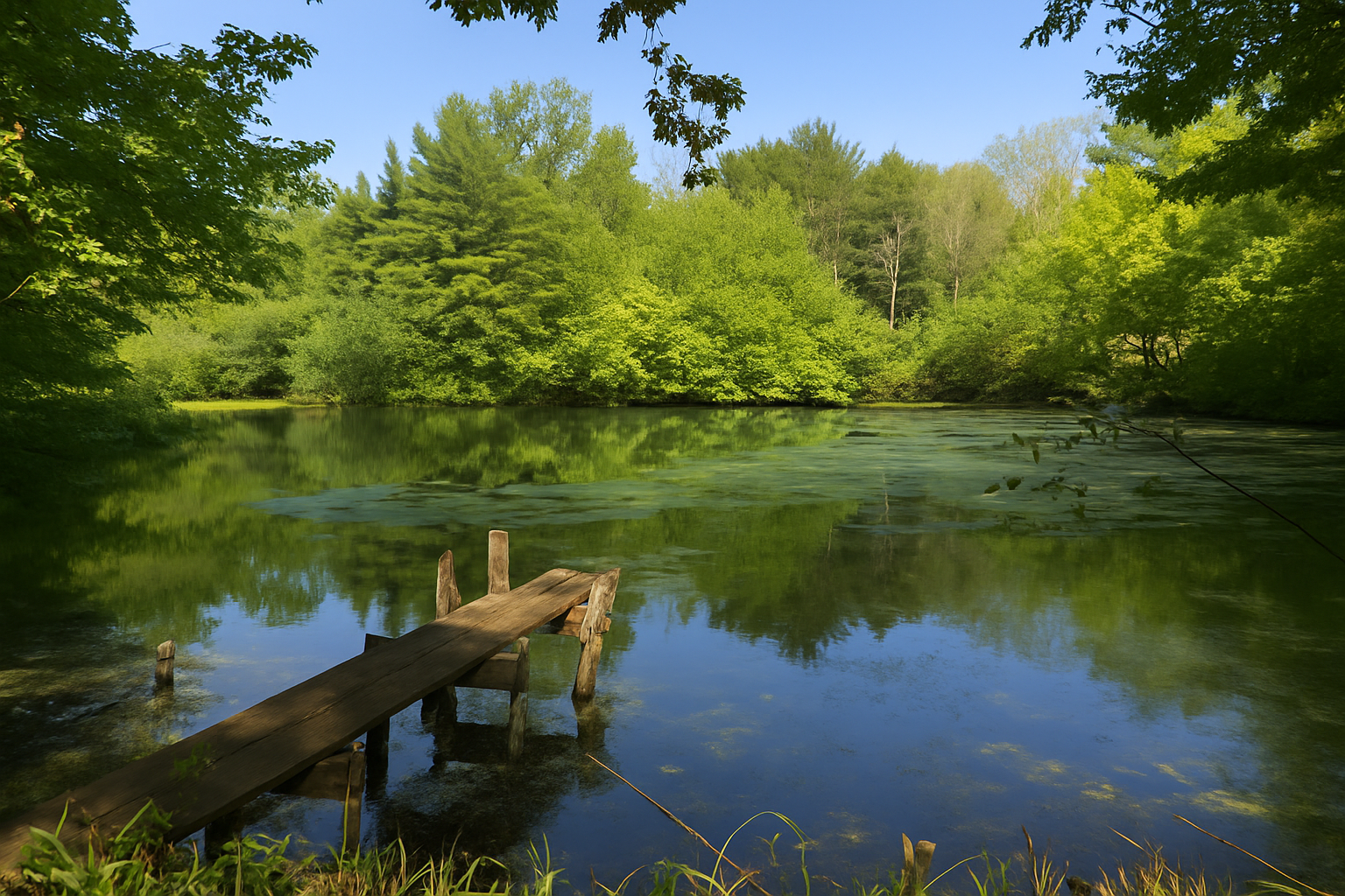 The pond at Scudder Preserve. Photo by Jena Cosimo.