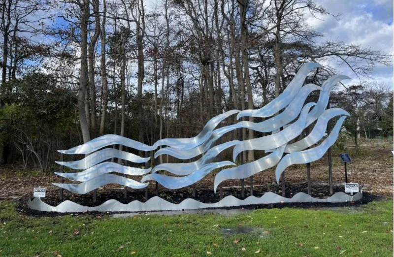   “Rising Waters” sculpture by Dorsey Lucas  