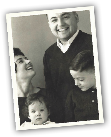   Ramona and Jim Truncer with children Rebecca “Becky” and James   