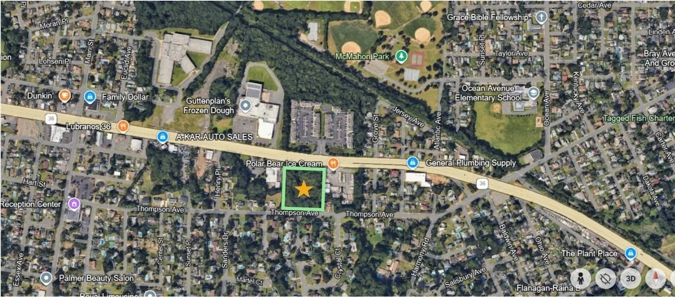 Rt. 36-Thompson Avenue Open Space, Photo: Google Earth