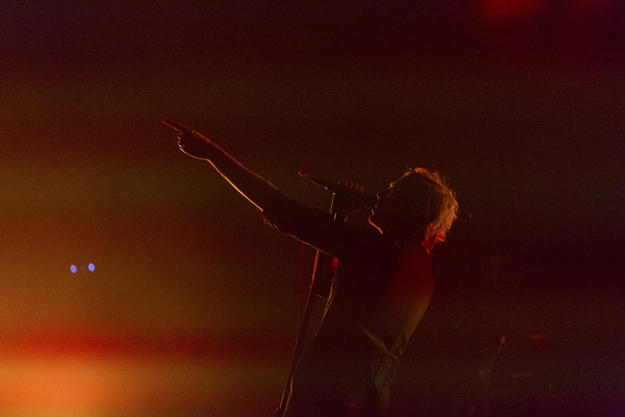 Aaron Richard Bruno, lead singer of Awolnation, performed at a show at United Center, May 12, 2016