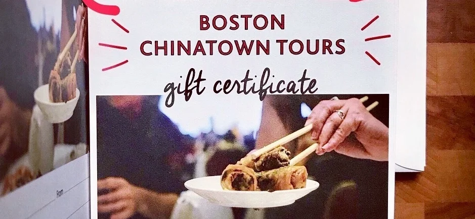 Boston Chinatown Tours make fabulous gifts! Birthdays, graduations, house-warming, Mother’s Day, Father’s Day, weddings - experience gifts are so hot now. Take a look at our reviews on Trip Advisor. A tour is fun, delicious and it creates a memory that will last. E-gift certificates also available.