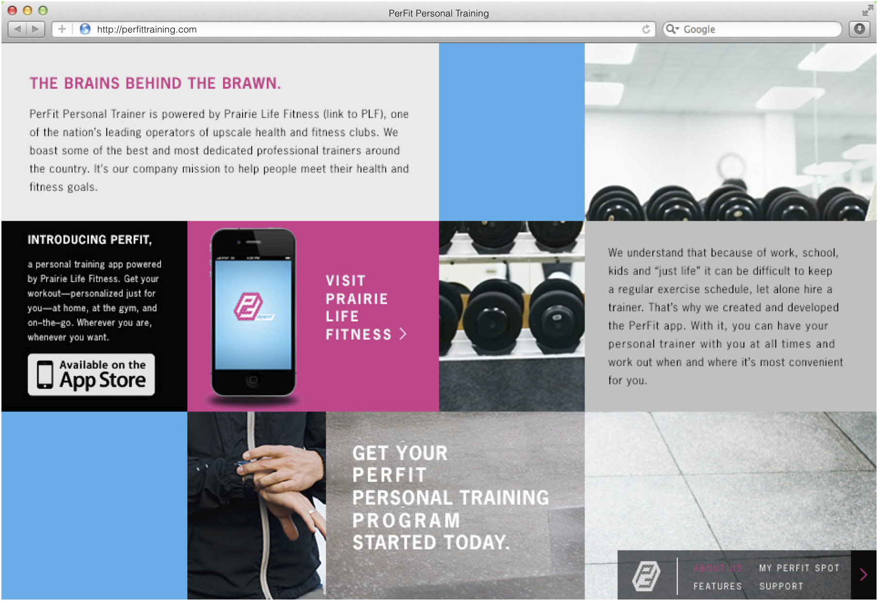 PerFit Training Site