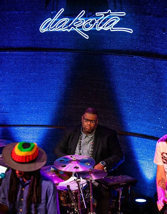 Smitty shining under the Dakota lights 🥁