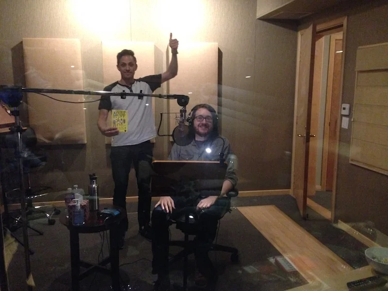 Finally able to record in a room big enough for my head.