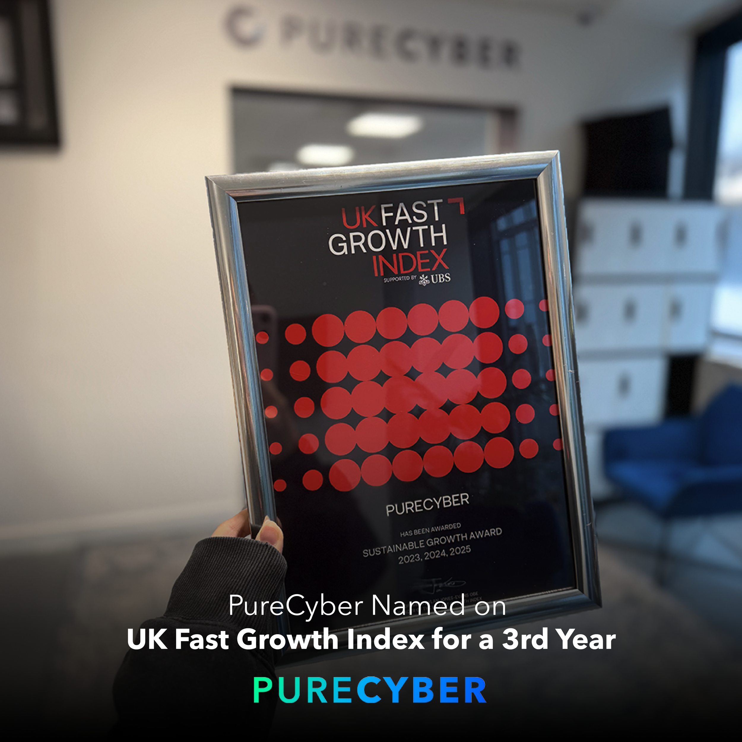 PureCyber Recognised on the 2025 UK Fast Growth Index