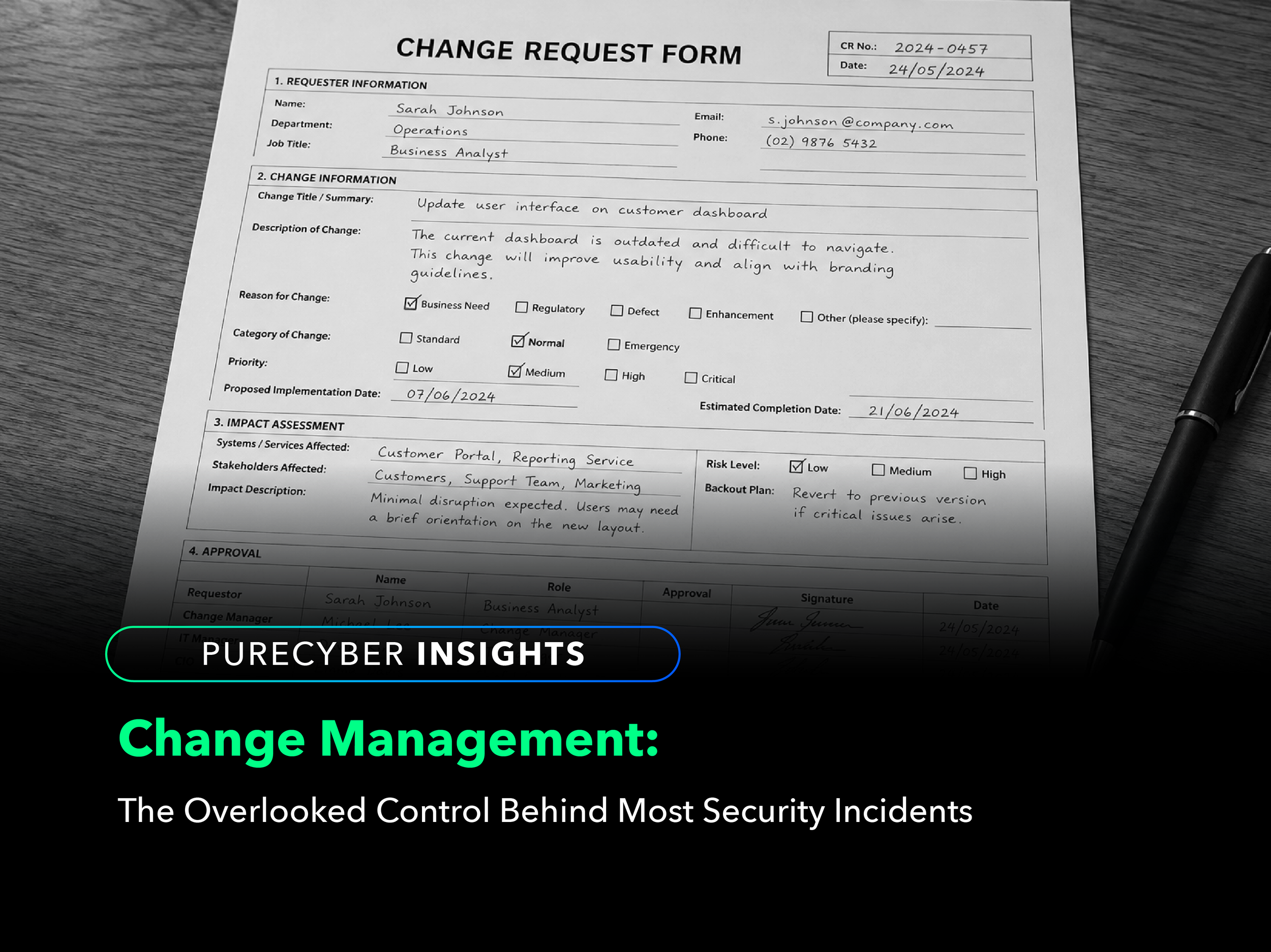 Change Management: The Overlooked Control Behind Most Security Incidents