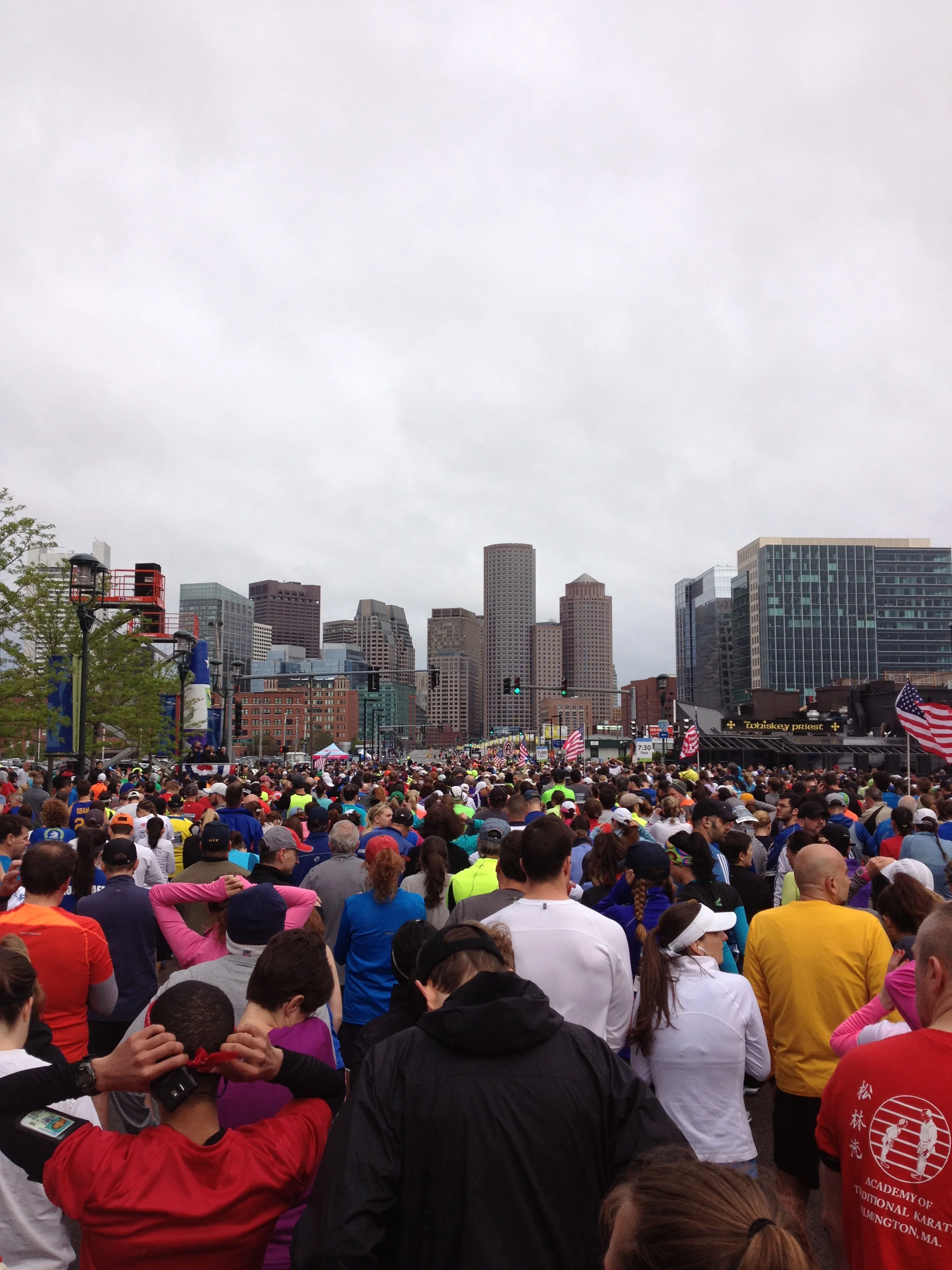 My first half, in Boston.