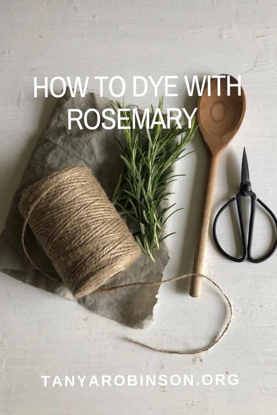 HOW TO DYE WITH ROSEMARY