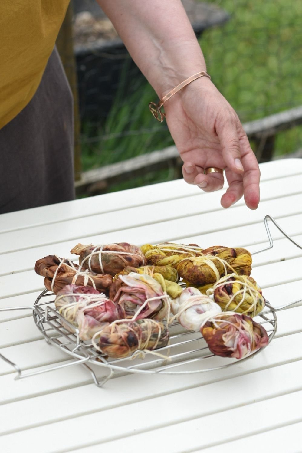Botanical Silk Workshop. Benson Community Garden
