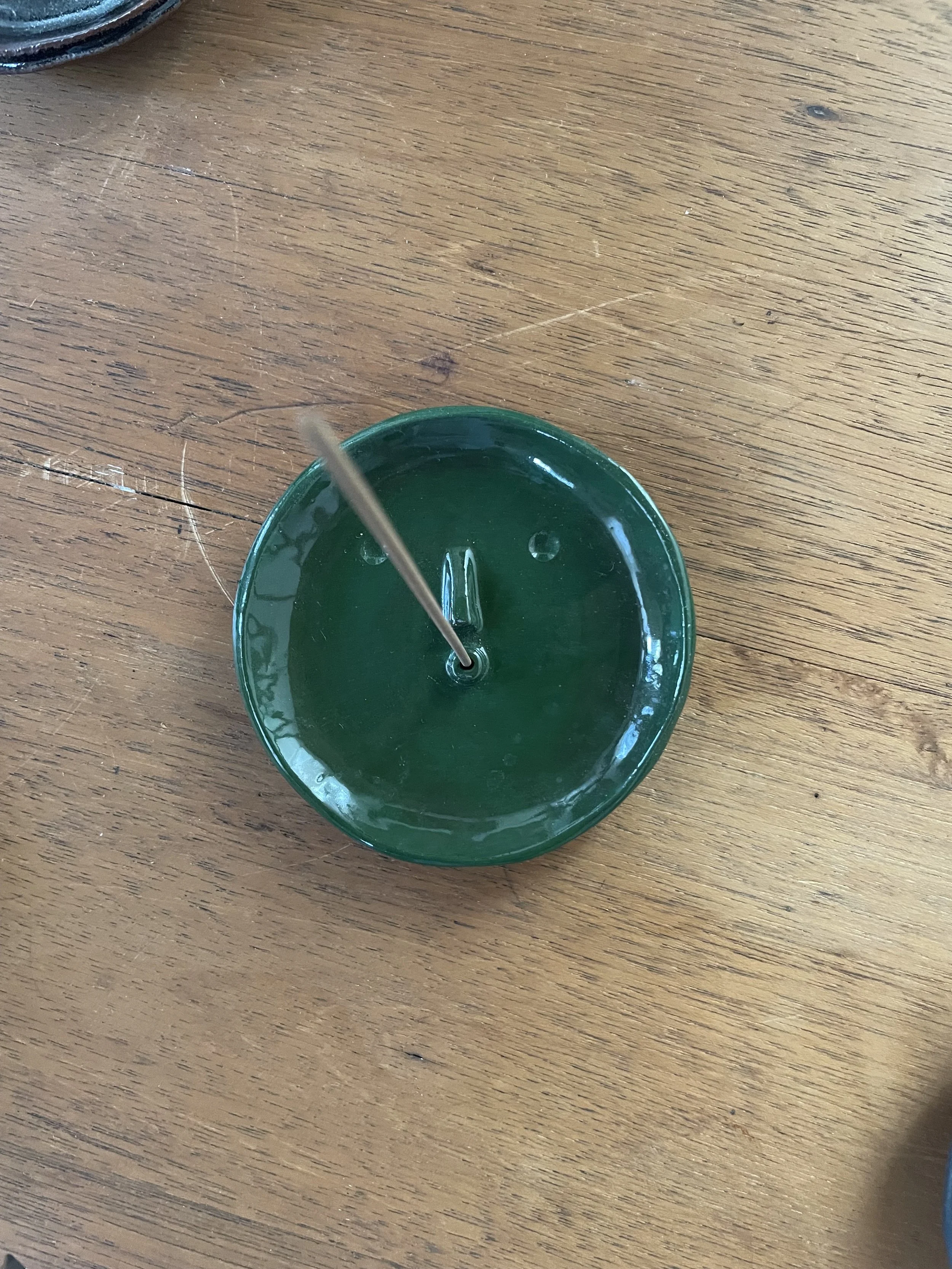 Picasso Incense Holder in Dark Green - Ready to ship